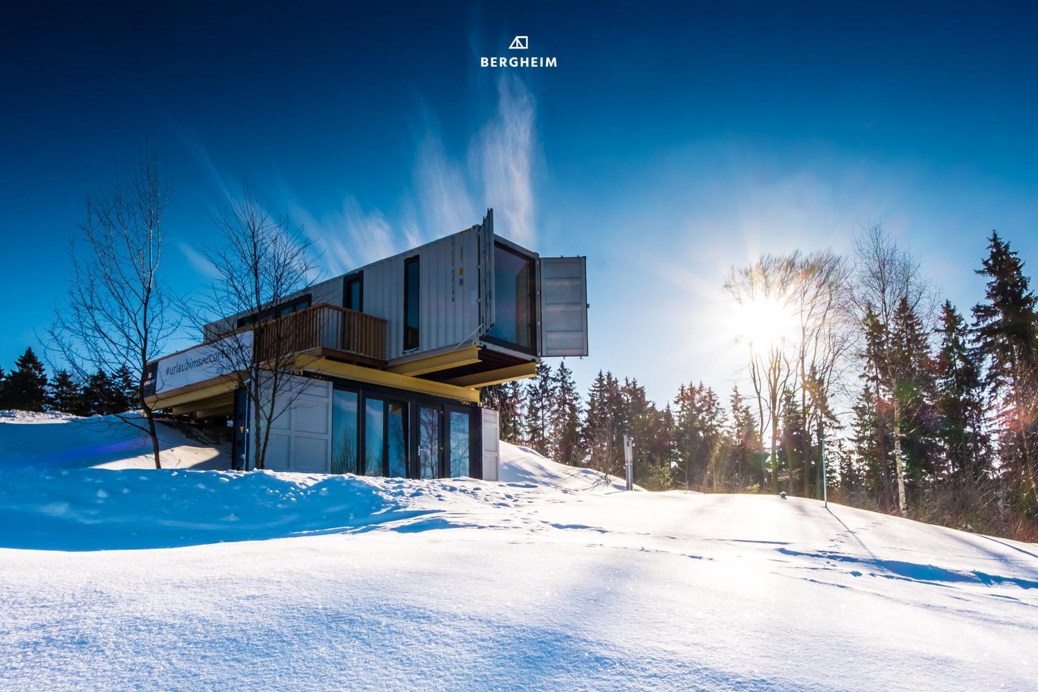 Вилла Bergheim Container Loft Шёнек Экстерьер фото